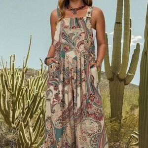 Bohemian Paisley Jumpsuit